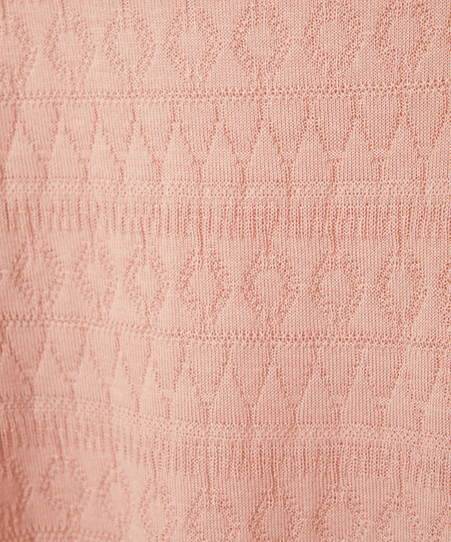 ウールブレンド リンクス編み ニット【手洗いOK】