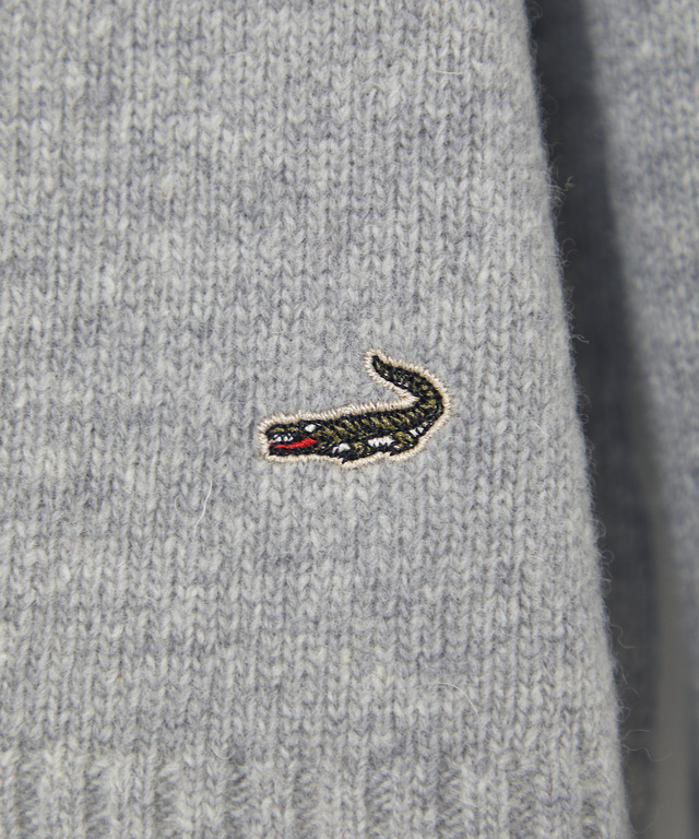 イタリー糸 アイレット ニットカーディガン【手洗いOK】【ラクラクランドリー】