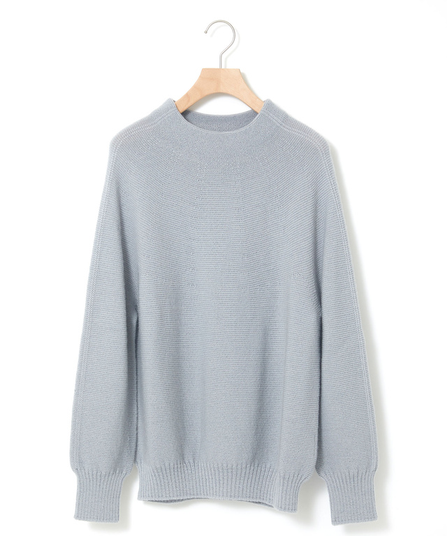 ウール ガーター編み プルオーバーニット【ホールガーメント(R)】