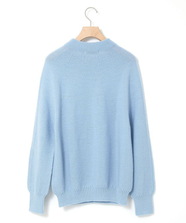 ウール ガーター編み プルオーバーニット【ホールガーメント(R)】