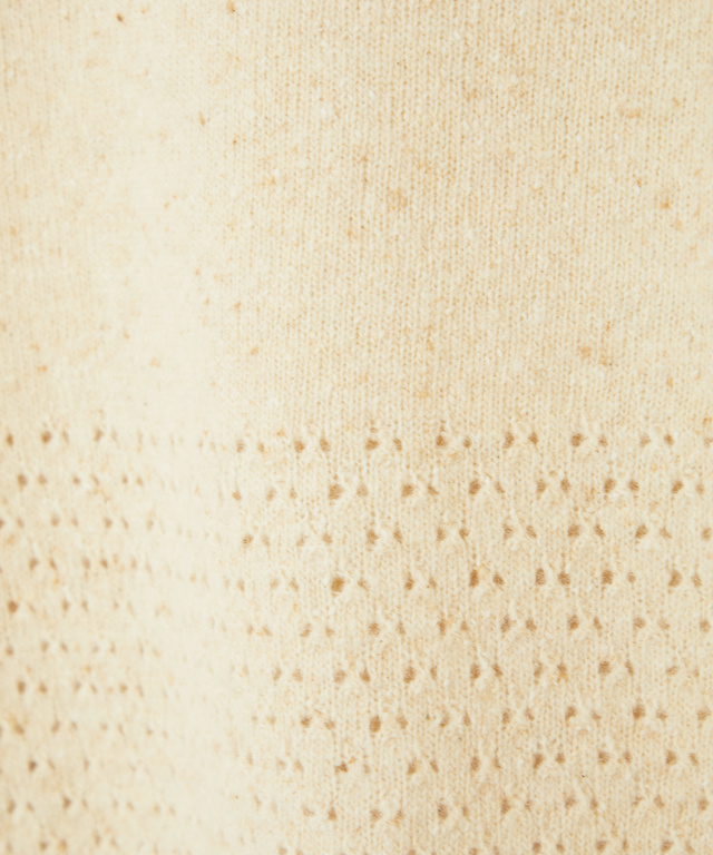 シルクブレンド ネップ ニットカーディガン