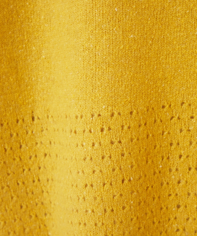 シルクブレンド ネップ ニットチュニック