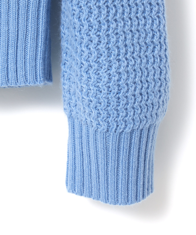 ウールブレンド クルーネック ニット