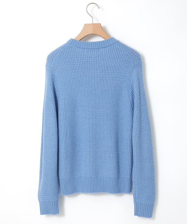ウールブレンド クルーネック ニット