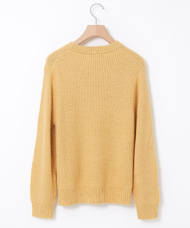 ウールブレンド クルーネック ニット