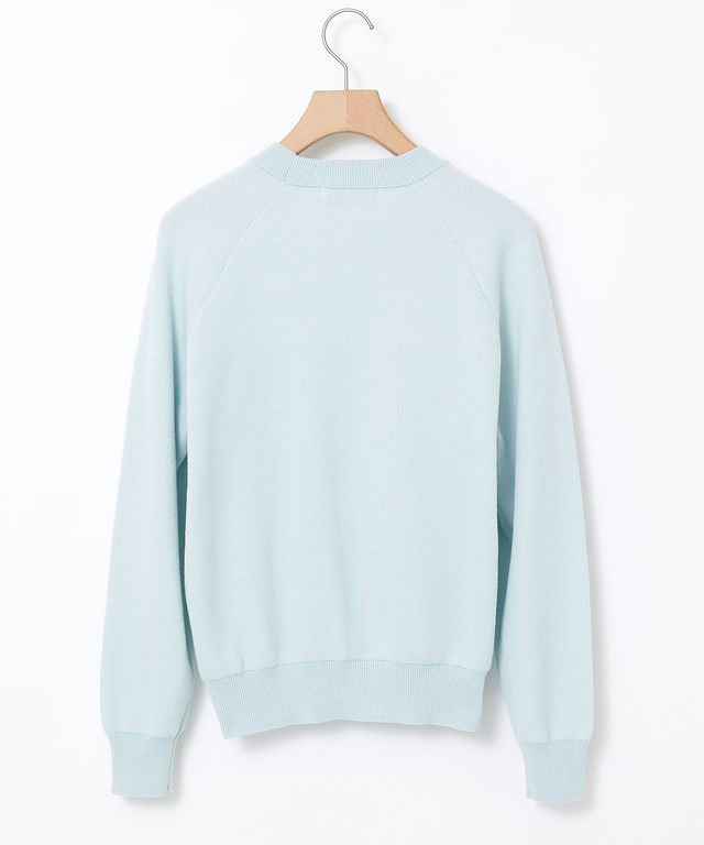 ロゴ ニット トレーナー【手洗いOK】