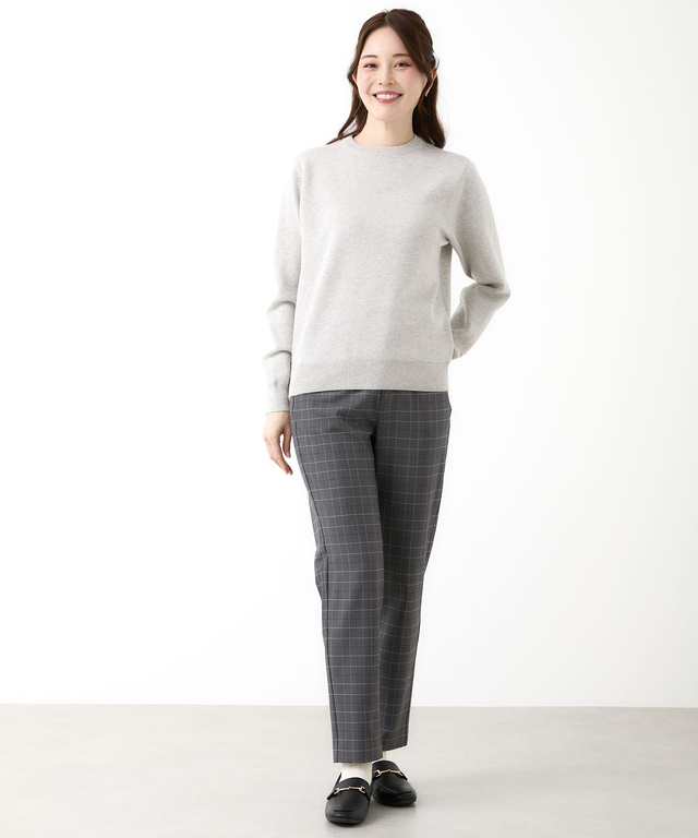 クロコダイルタータン クルーネック ニット【一部店舗限定】