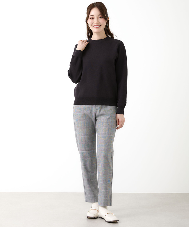 クロコダイルタータン クルーネック ニット【一部店舗限定】