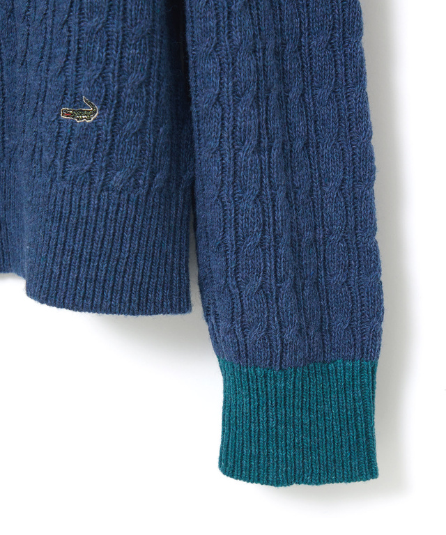 ウール ケーブルニット プルオーバー【手洗いOK】