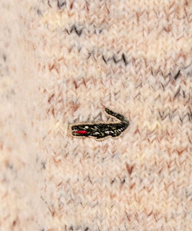 フェアアイル柄 ニットカーディガン 【手洗いOK】