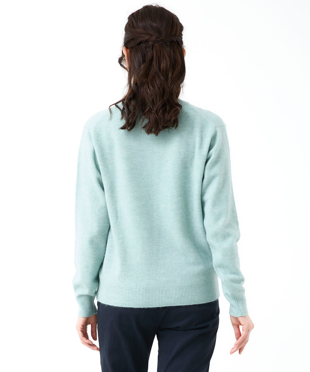 アーガイル柄 プルオーバー ニット【手洗いOK】