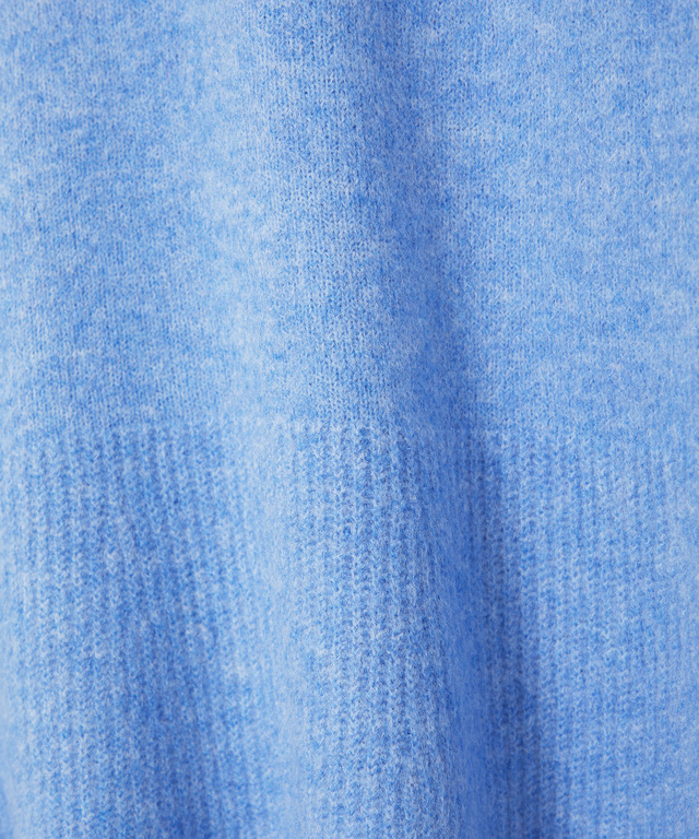 ウールブレンド フレア ニットカーディガン【手洗いOK】