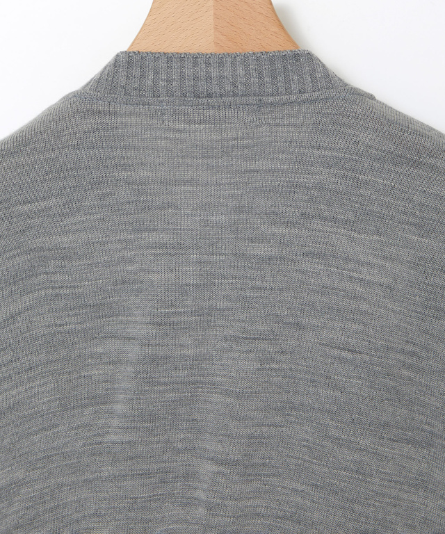 ウールブレンド ケーブル ニットカーディガン【一部店舗限定】