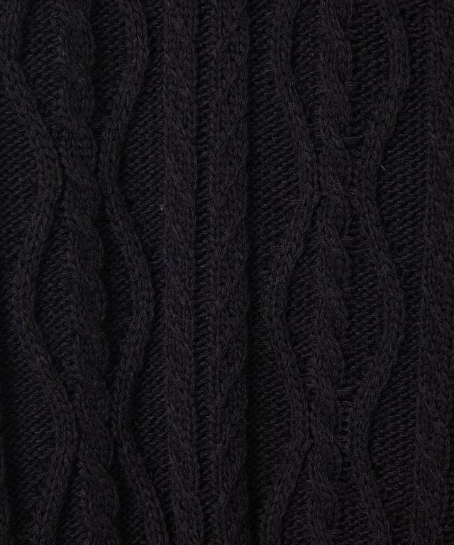 ウールブレンド ケーブル ニットカーディガン【一部店舗限定】
