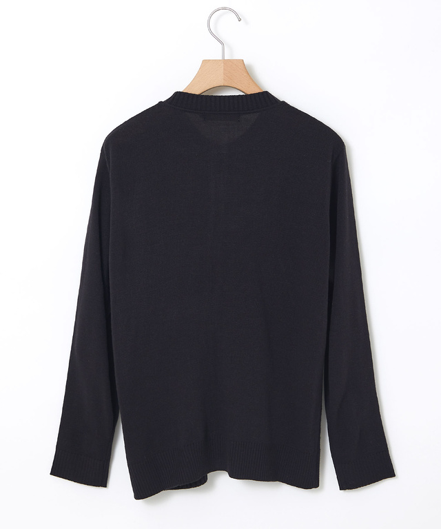 ウールブレンド ケーブル ニットカーディガン【一部店舗限定】