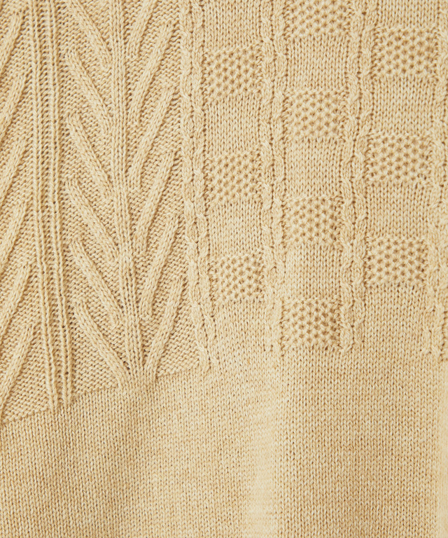 ウールブレンド 地柄 ニット【一部店舗限定】