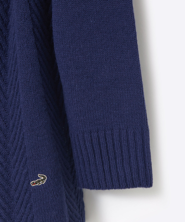 ウールブレンド フレア ニットチュニック【一部店舗限定】