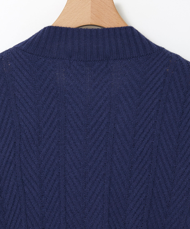 ウールブレンド フレア ニットチュニック【一部店舗限定】