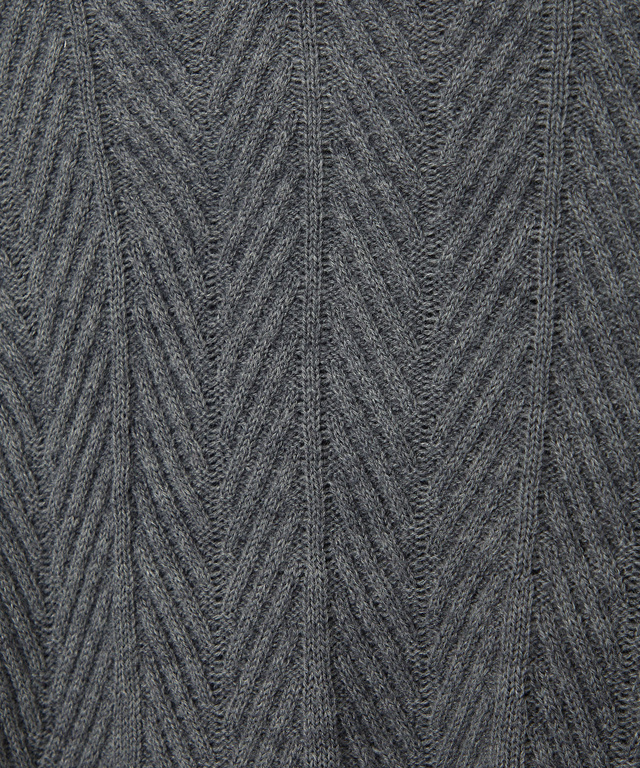 ウールブレンド フレア ニットチュニック【一部店舗限定】