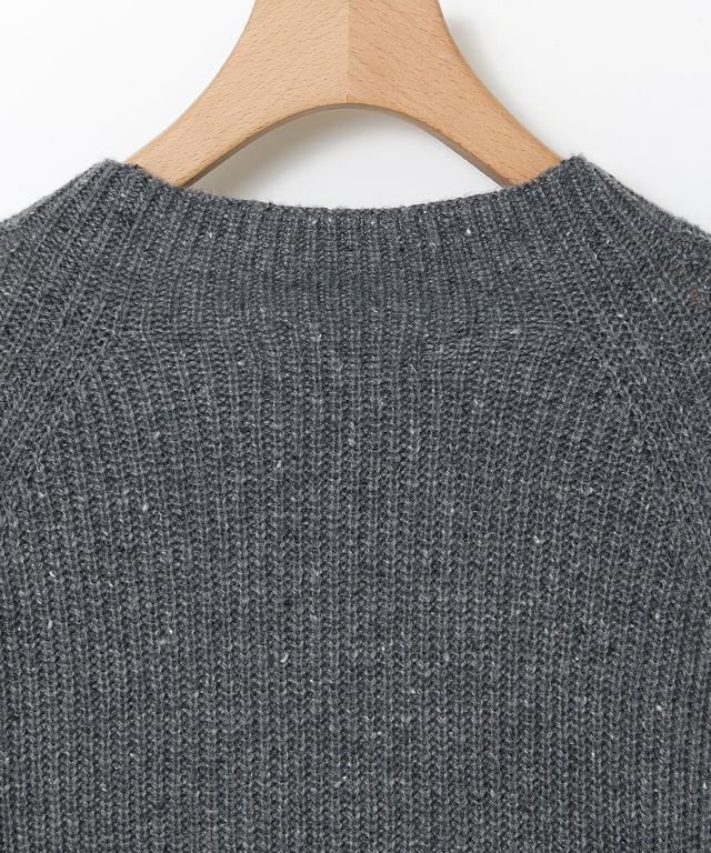 ウールブレンド ネップ プルオーバーニット【一部店舗限定】