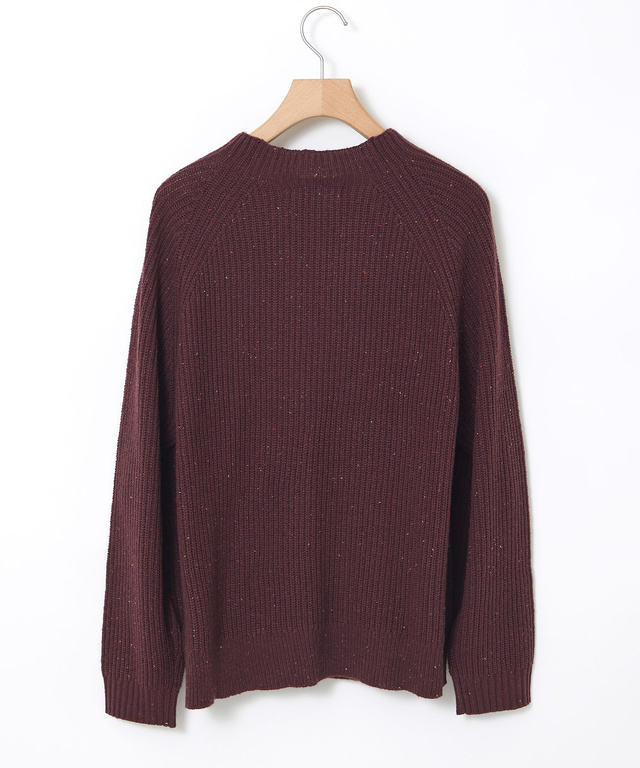 ウールブレンド ネップ プルオーバーニット【一部店舗限定】