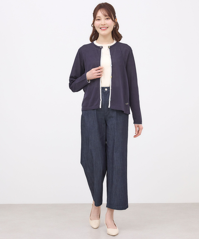 フロスティスピン カーディガン【手洗いOK】