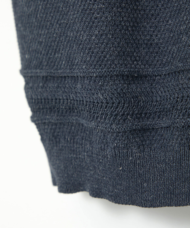 リネンブレンド 2WAY ニットベスト