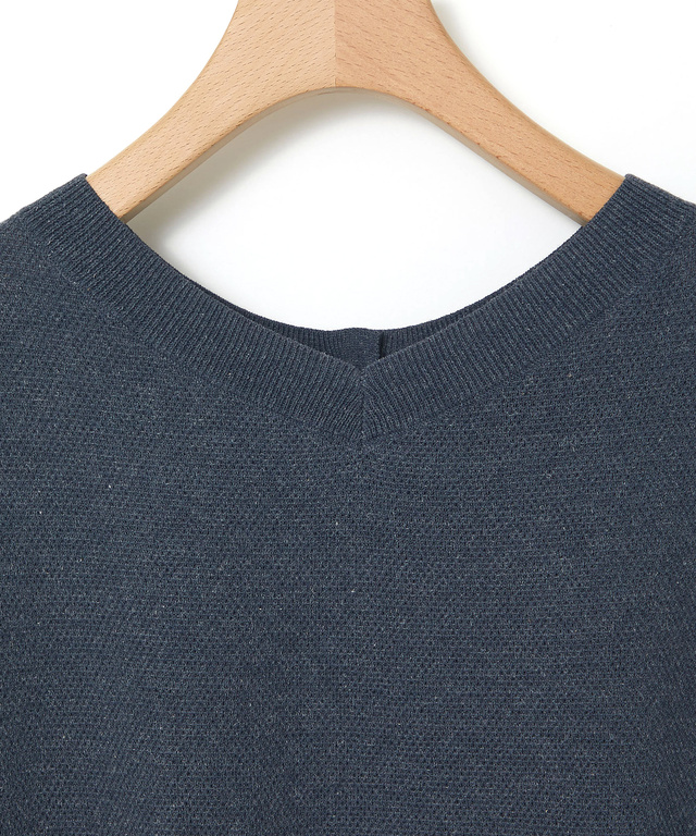 リネンブレンド 2WAY ニットベスト