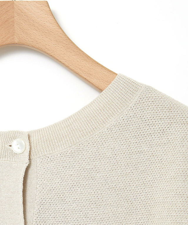 リネンブレンド 2WAY ニットベスト