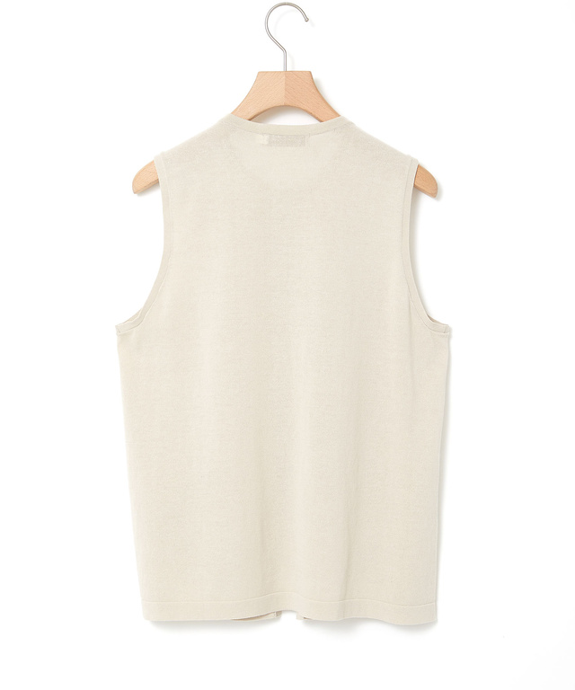 透かし編み ニット ベスト