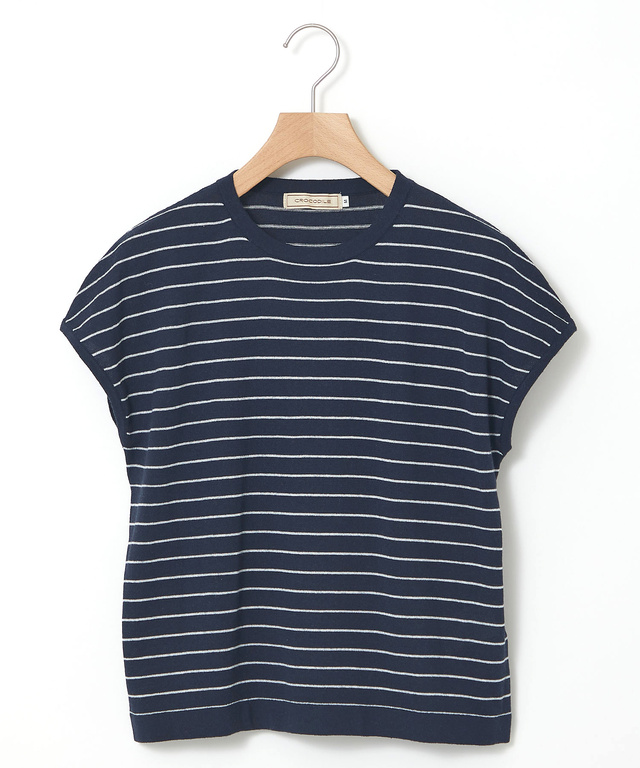 コットンブレンド ツイン ニット【手洗いOK】【オンラインショップ・一部店舗限定】