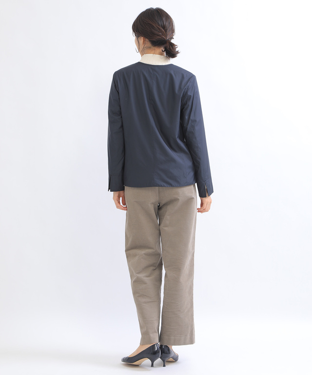 ノーカラーライトジャケット【オクタ(R)使用】【撥水加工】
