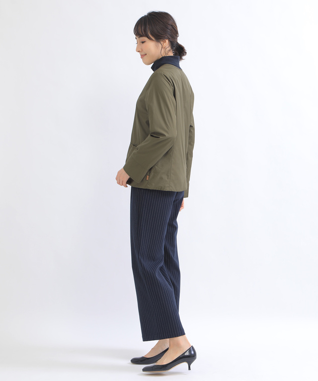 ノーカラーライトジャケット【オクタ(R)使用】【撥水加工】