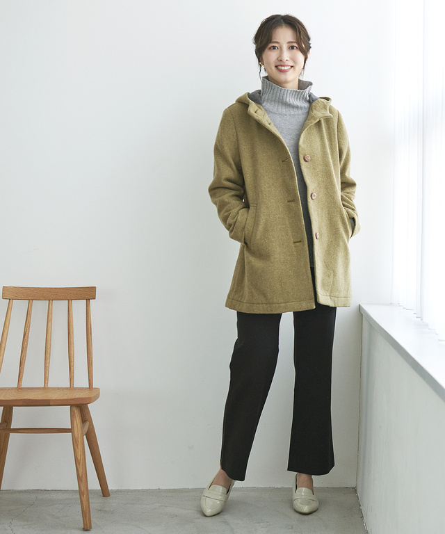 ウール リバー コート【WEB限定】
