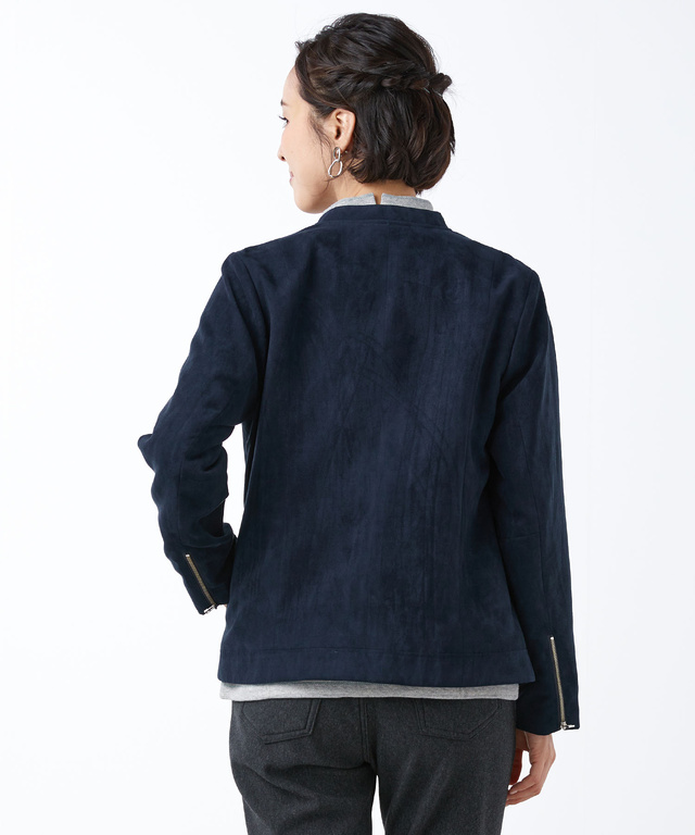 フェイク レザー ジャケット