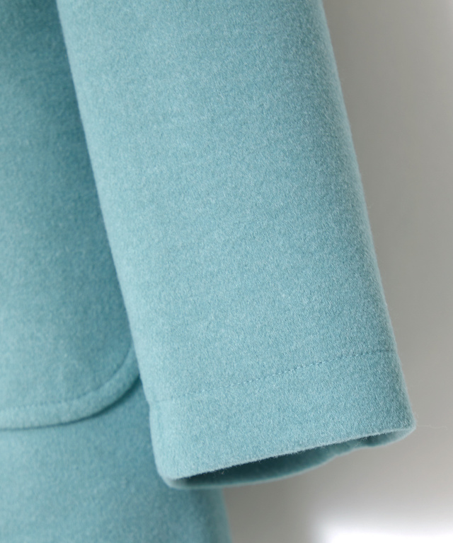 ミドル丈 ステンカラー コート