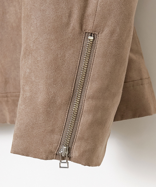 微起毛 バンドカラー ジャケット