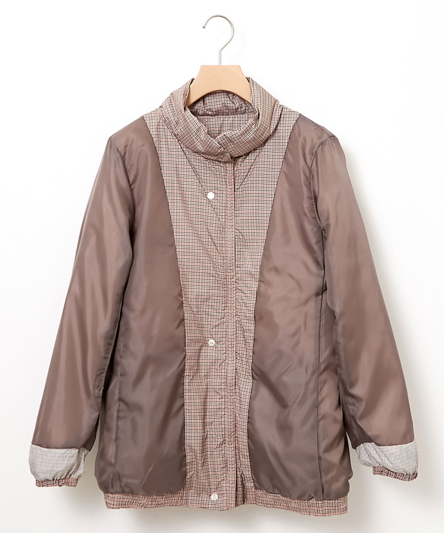 ガンクラブチェック ダウン ジャケット