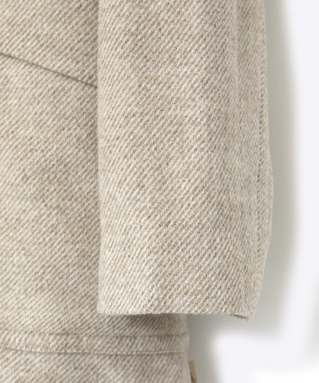 ファインウール ミドル丈コート