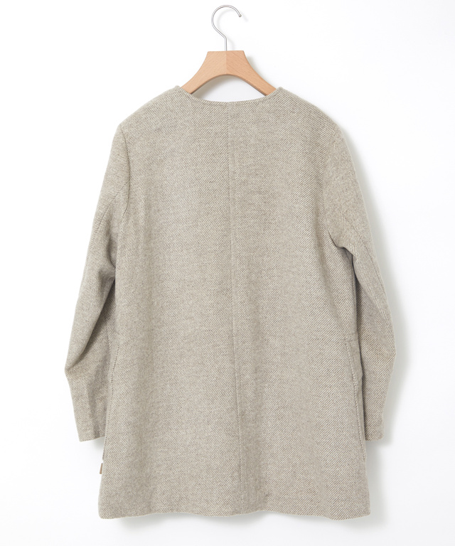 ファインウール ミドル丈コート