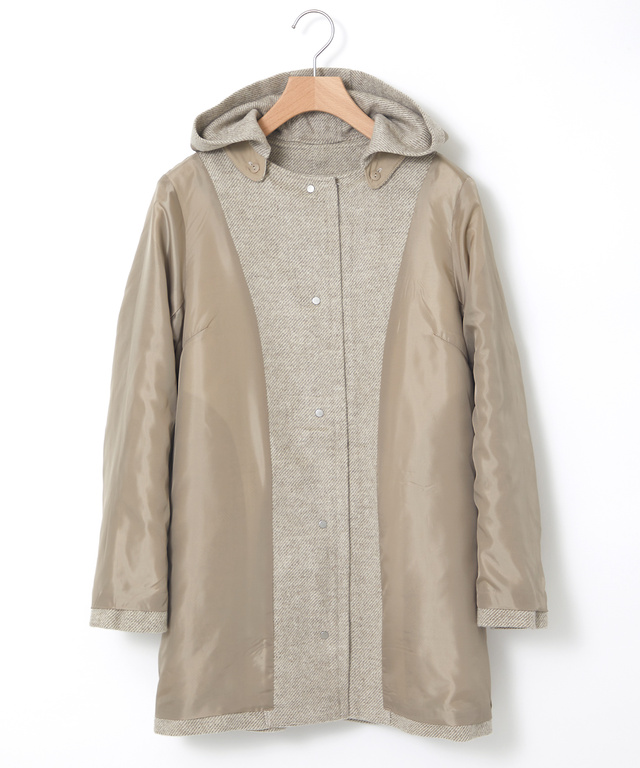 ファインウール ミドル丈コート