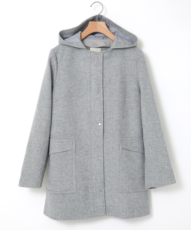 ファインウール ミドル丈コート