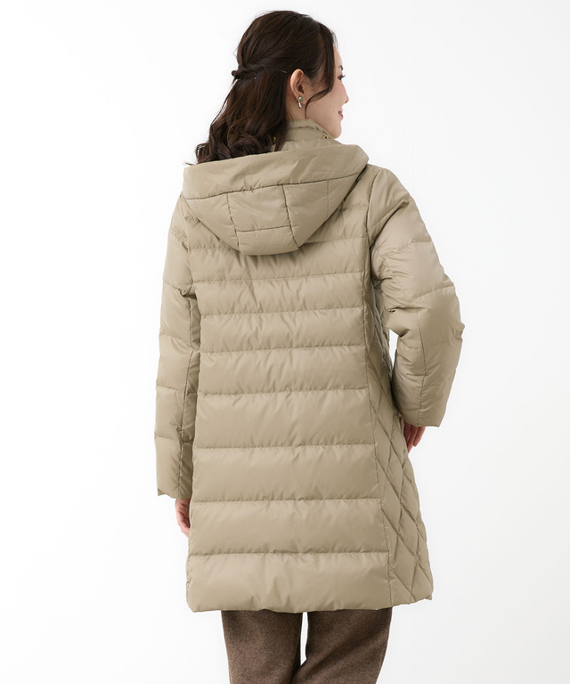 バイアスステッチ ロングダウン【撥水加工】