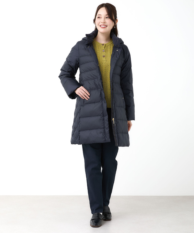 バイアスステッチ ロングダウン【撥水加工】