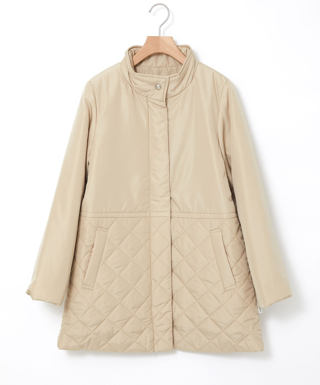 キルティング切り替え 中綿 ジャケット【撥水加工】