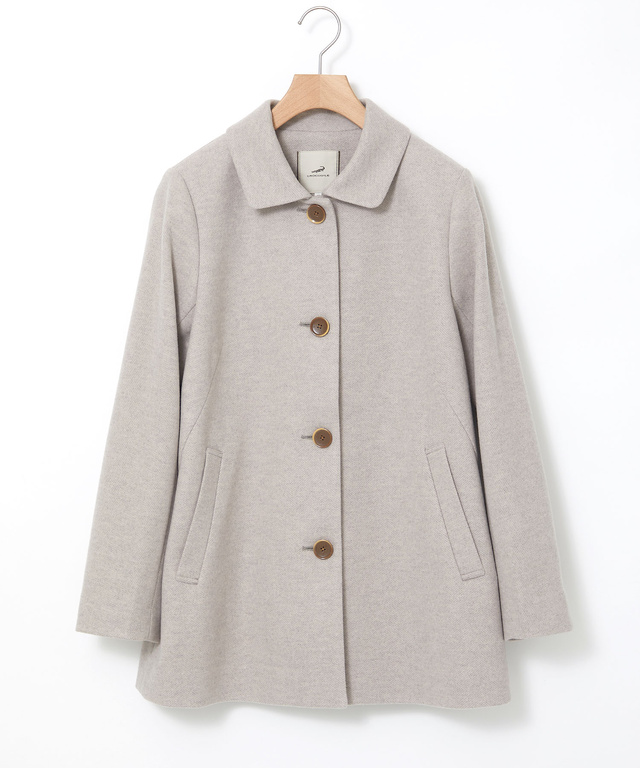 ウールライク ミドル コート