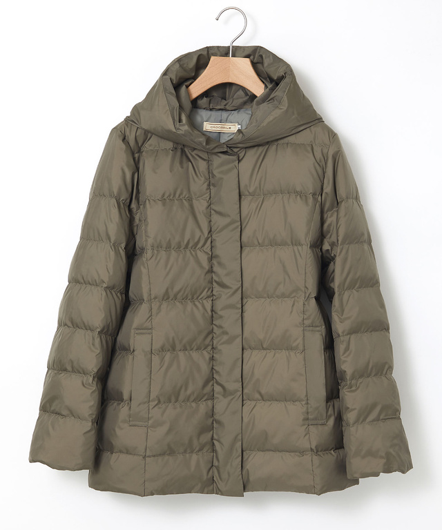 フード付き ダウン ジャケット【撥水加工】【一部店舗限定】