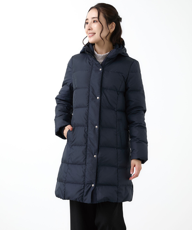 タフタダウン ロング コート【撥水加工】【一部店舗限定】