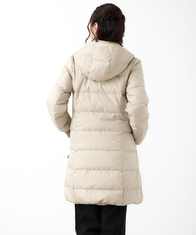 タフタダウン ロング コート【撥水加工】【一部店舗限定】