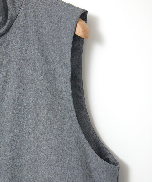 中綿 タフタ ベスト【撥水加工】